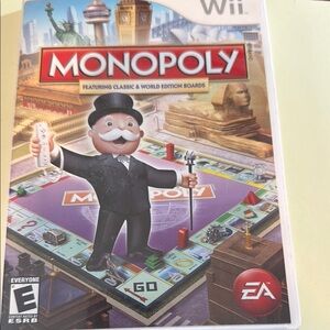 Monopoly Wii Game with Classic & World Edition Boards